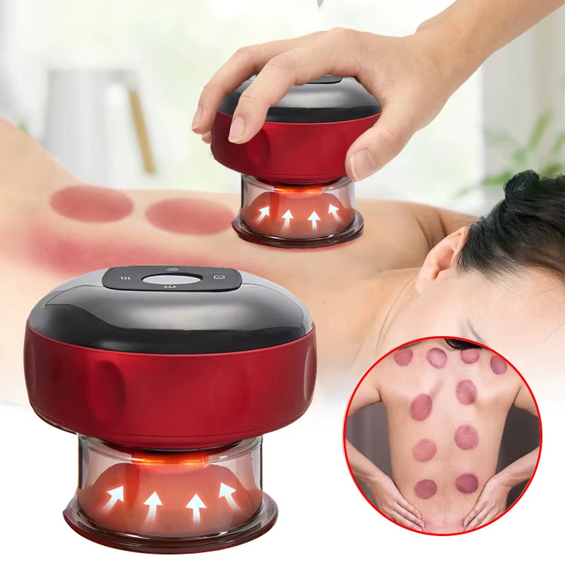 Electric Vacuum Cupping Massage Body Cups Anti-Cellulite Therapy Massager for Body Electric Guasha Scraping Fat Burning Slimming