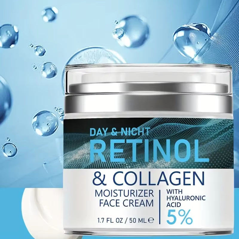 Face Skin Care Retinol Collagen Cream Anti-Aging Wrinkle Deep Hydration Moisturizing
