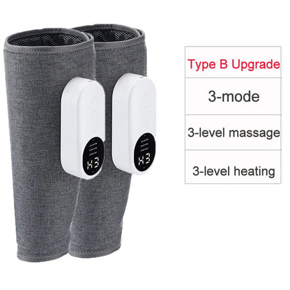 PASTSKY 360° Air Pressure Calf Massager Machine 3 Mode Foot Leg Muscle Relaxation Promote Blood Circulation